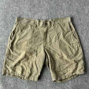Patagonia Shorts Mens Sage 38 Green Back Step Hemp Cotton 10 Inch Chino